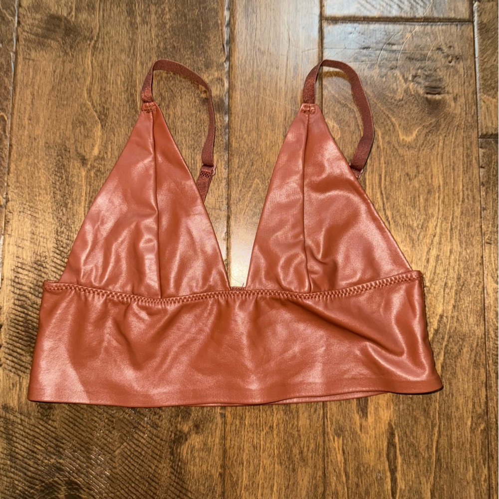 Women's Brown Halter Top